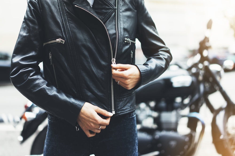 Blouson moto habillé sale